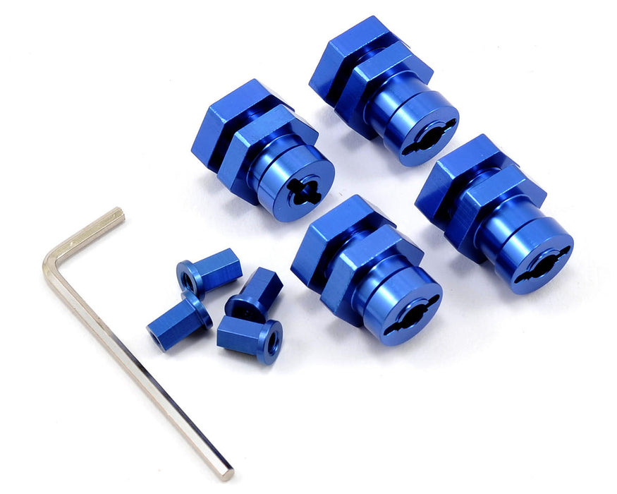 Kit de conversion de moyeu hexagonal ST Racing Concepts 17 mm (bleu)