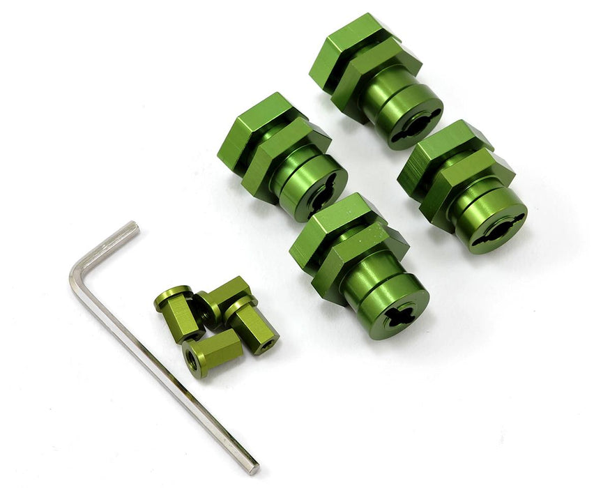 Kit de conversion de moyeu hexagonal 17 mm ST Racing Concepts (vert) (4)