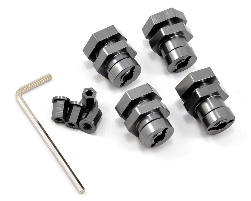 Kit de conversion de moyeu hexagonal 17 mm ST Racing Concepts (Gun Metal)