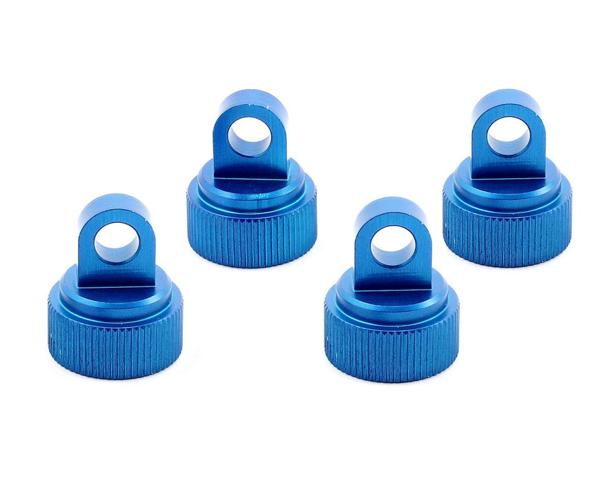 ST Racing Concepts Aluminum Shock Caps for Traxxas Slash/Stampede (Blue) (4)