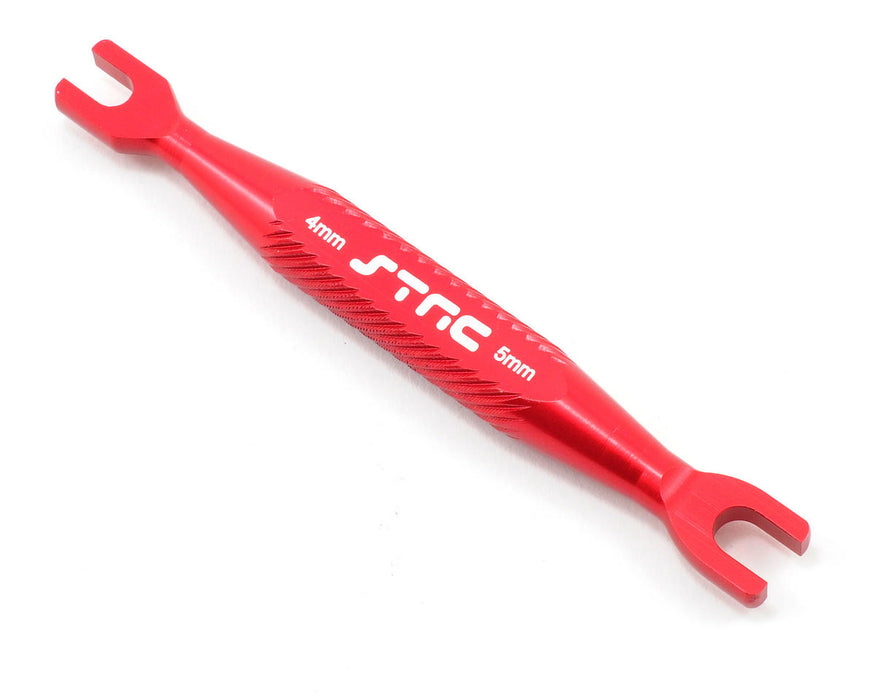 Clé à tendeur en aluminium ST Racing Concepts 4/5 mm (rouge)