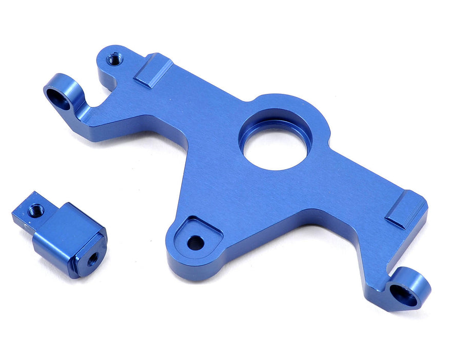 Support moteur en aluminium HD ST Racing Concepts (bleu) (Slash 4x4)