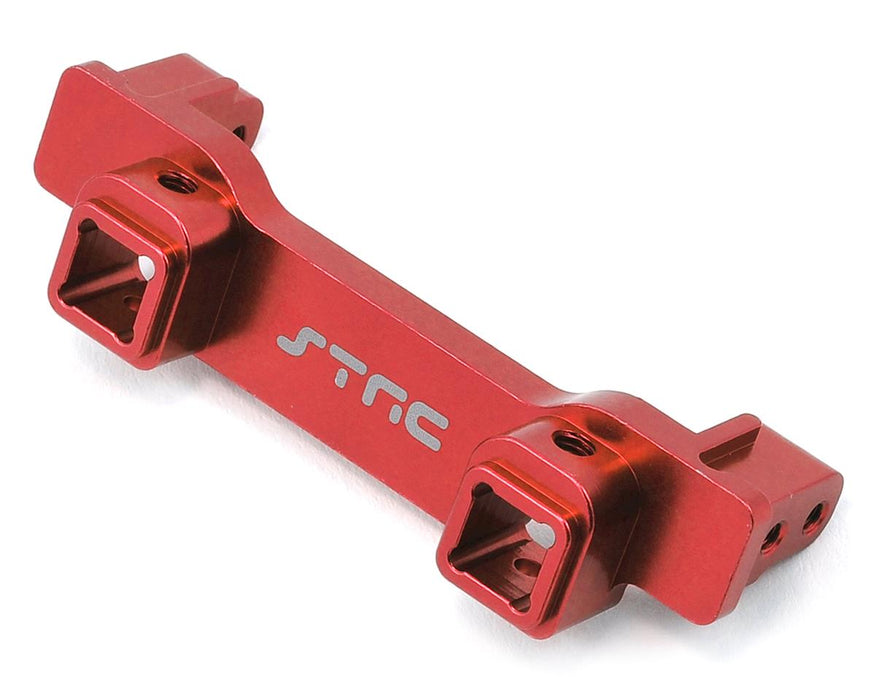 ST Racing Concepts Support de pare-chocs avant robuste TRX-4 en aluminium (rouge)