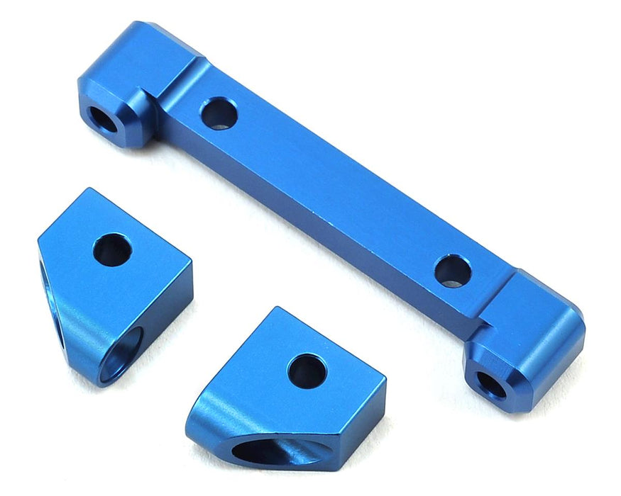 ST Racing Concepts Traxxas 4Tec 2.0 Blocs de goupilles de charnière avant en aluminium (bleu)