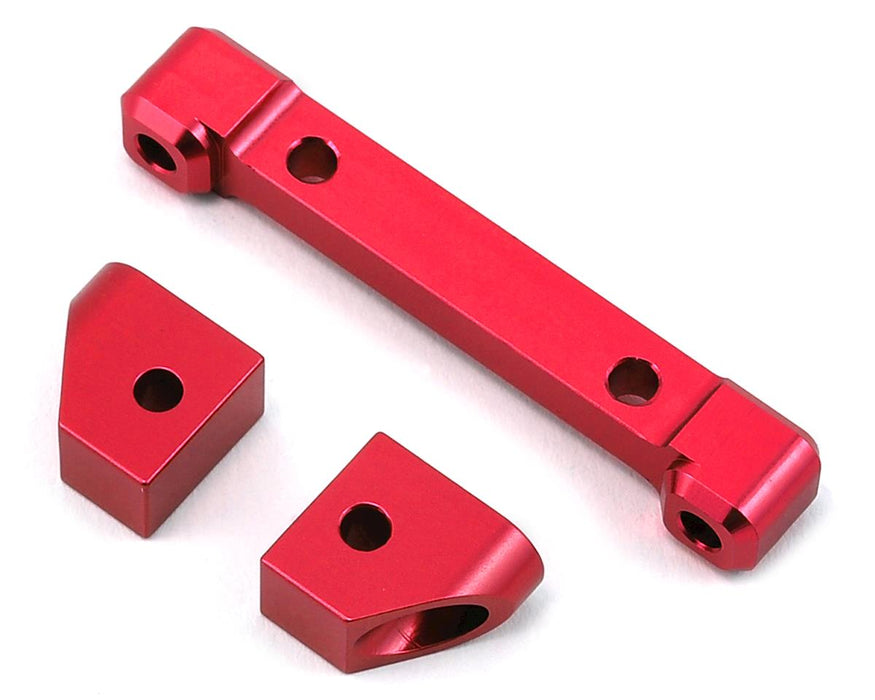 ST Racing Concepts Traxxas 4Tec 2.0 Blocs de goupilles de charnière arrière en aluminium (rouge)