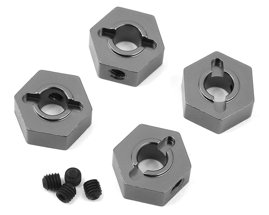 ST Racing Concepts Aluminum Hex Adapters for Traxxas 4Tec 2.0 (4) (Gun Metal)