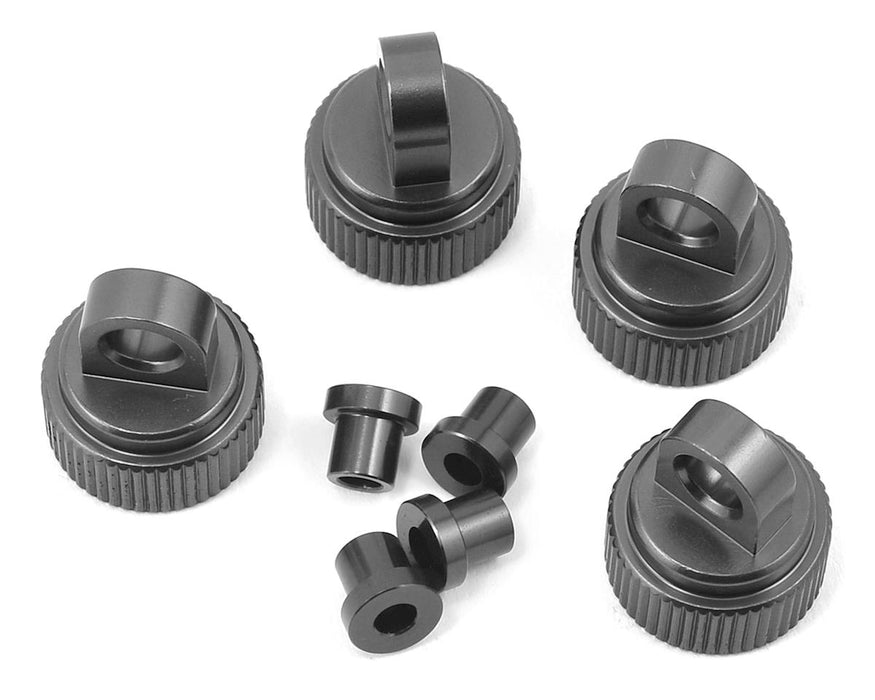 ST Racing Concepts Aluminum Shock Caps for Traxxas 4Tec 2.0 (4) (Gun Metal)