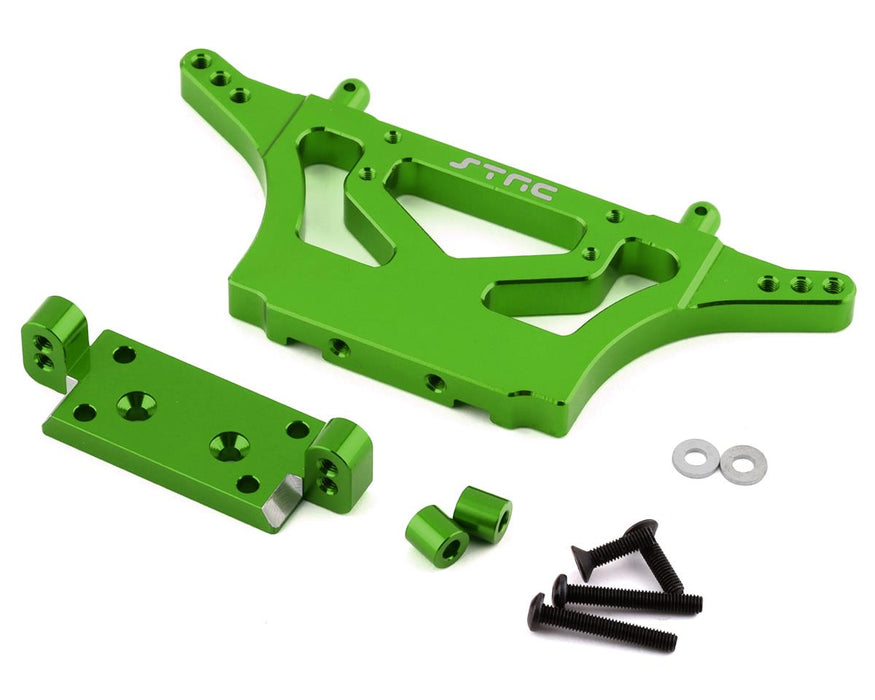 ST Racing Concepts Traxxas Drag Slash Tour d'amortisseur arrière HD en aluminium (Vert)