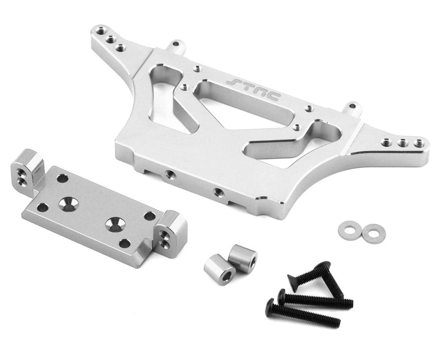 ST Racing Concepts Traxxas Drag Slash Tour d'amortisseur arrière HD en aluminium (argent)