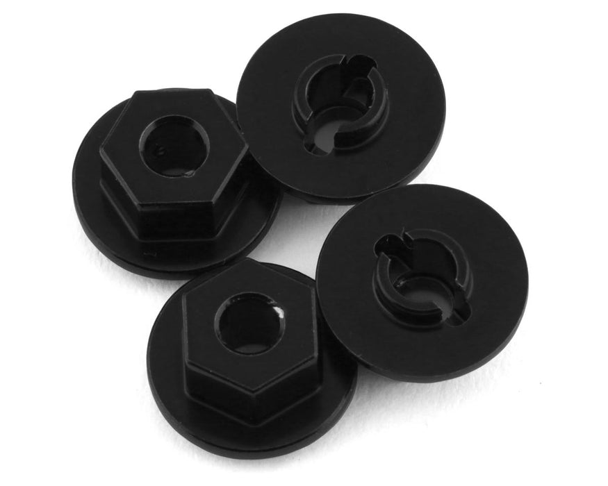 ST Racing Concepts Brass Hex Adapters for Traxxas TRX-4M (Black) (4) (+1mm) (2g)