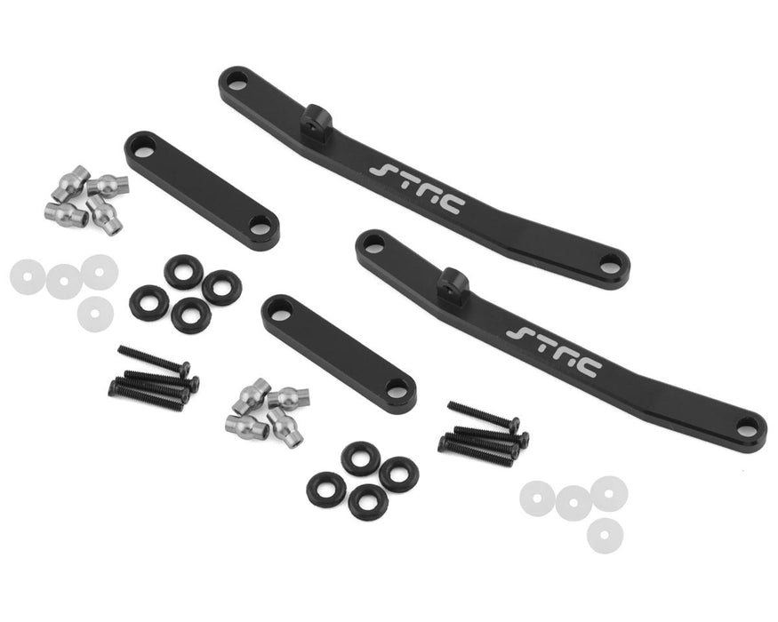 Maillons de direction avant et arrière en aluminium ST Racing Concepts Axial AX24 (noir)