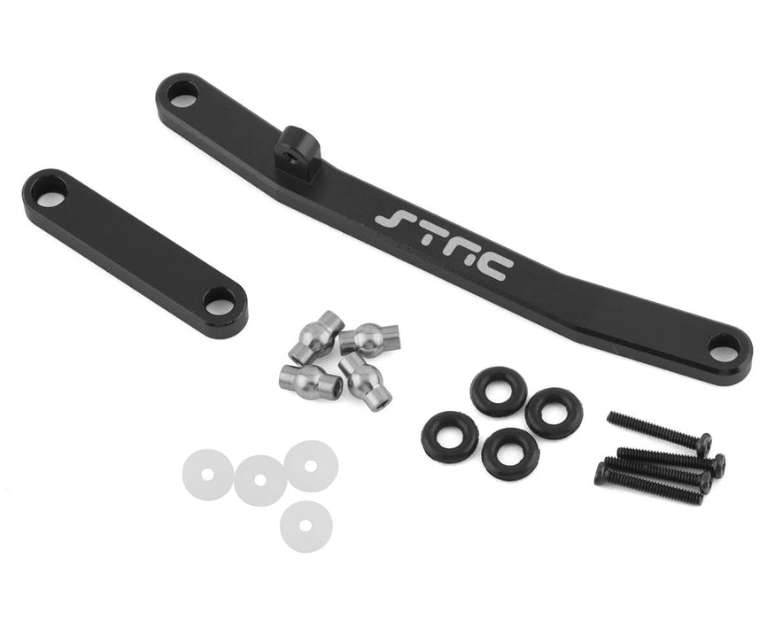 Jeu de maillons de direction en aluminium ST Racing Concepts Axial SCX24 (noir)