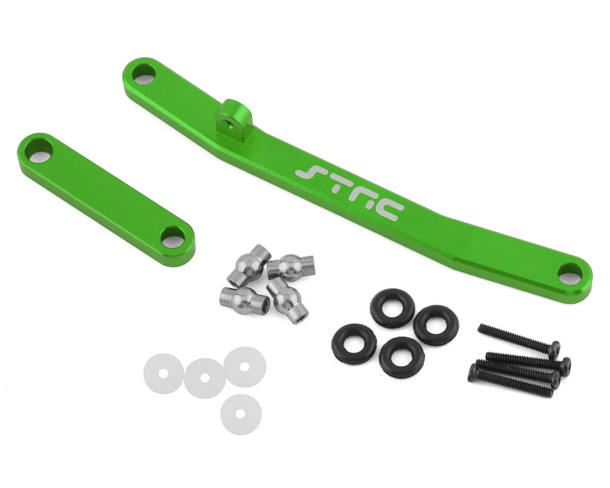 ST Racing Concepts Axial SCX24 Jeu de maillons de direction en aluminium (vert)