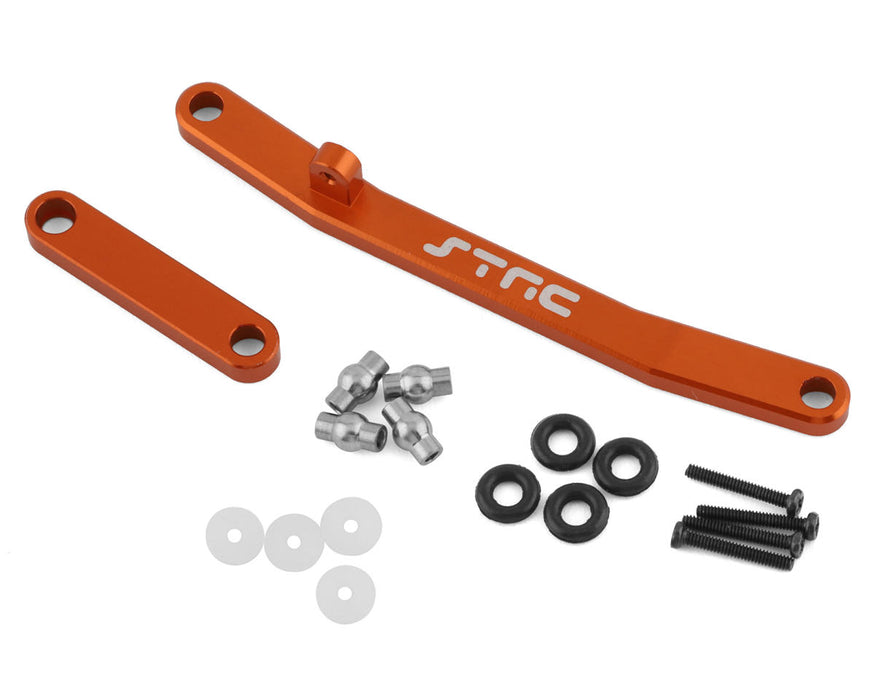 ST Racing Concepts Axial SCX24 Jeu de maillons de direction en aluminium (Orange)