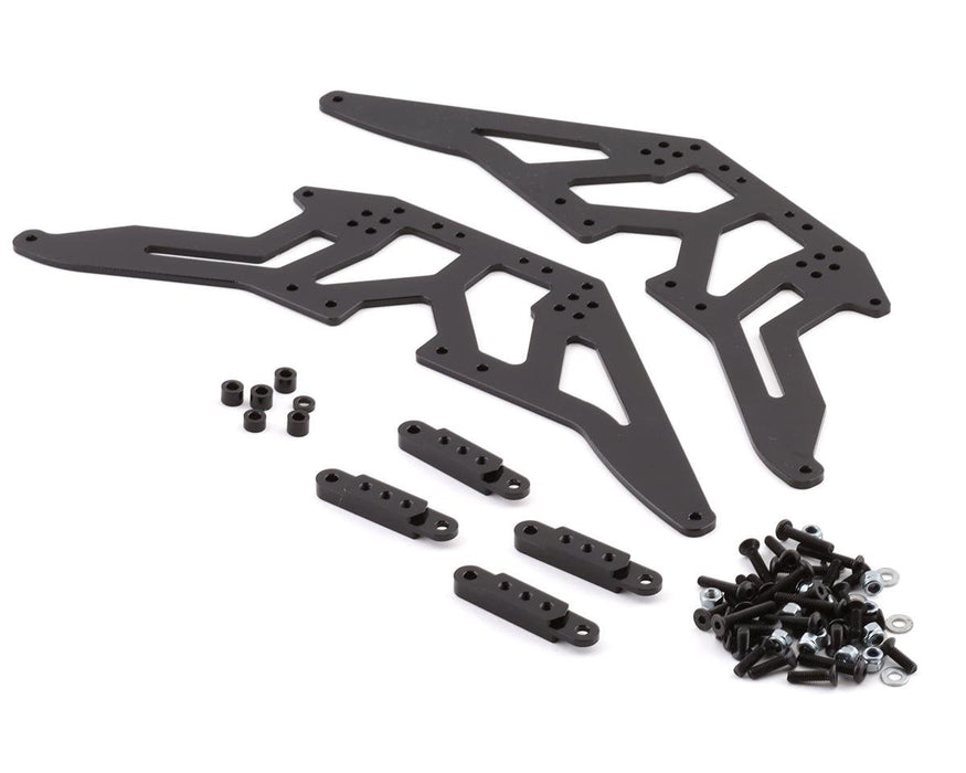 Kit de levage de châssis en aluminium ST Racing Concepts SCX10 (noir)