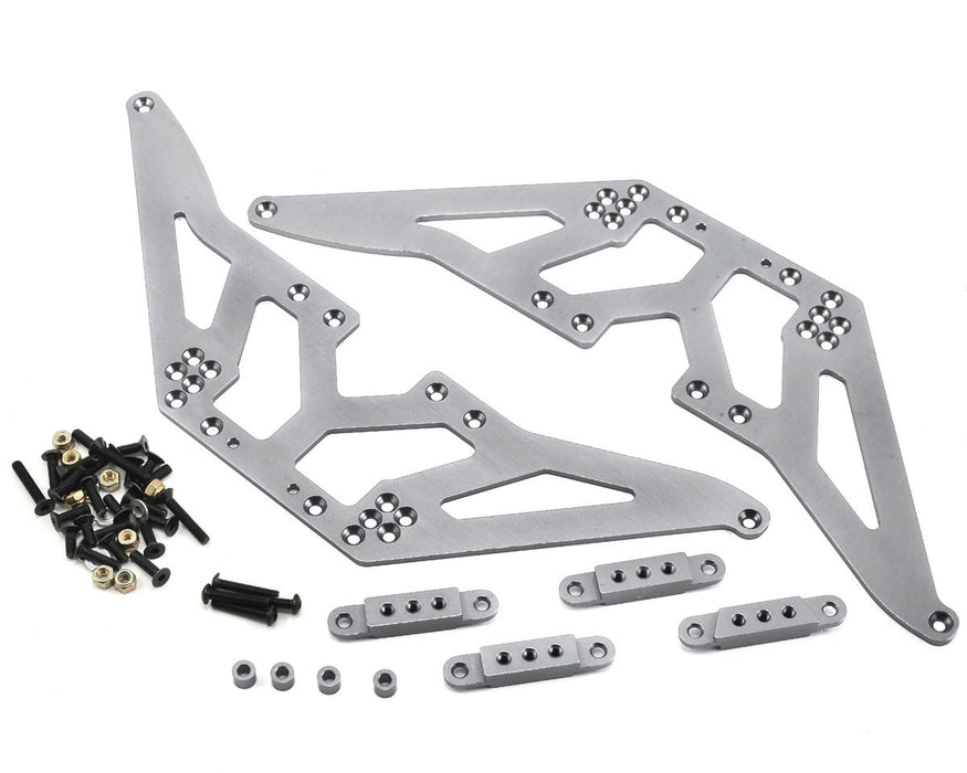 Kit de levage de châssis en aluminium ST Racing Concepts SCX10 (argent)