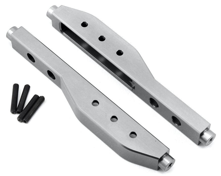 ST Racing Concepts Aluminum HD Rear Lower Suspension Link Set (Silver)