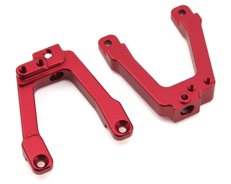 Tours d'amortisseur arrière HD en aluminium ST Racing Concepts SCX10 II (rouge)