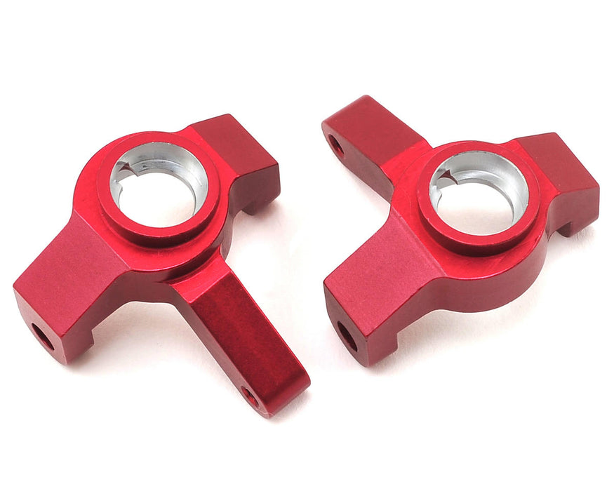 Porte-fusées de direction en aluminium ST Racing Concepts SCX10 II (rouge)