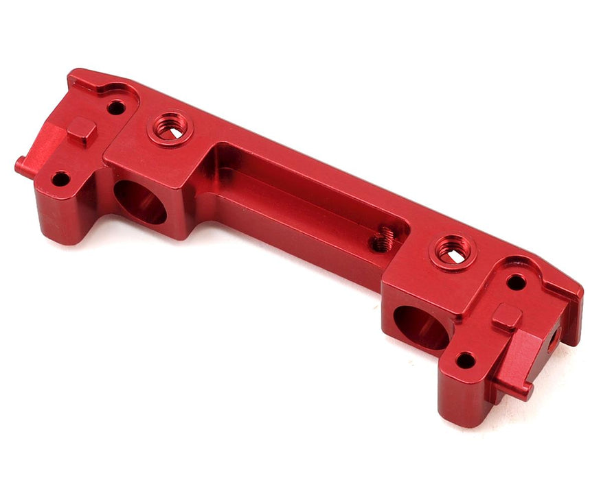 ST Racing Concepts SCX10 II Aluminum Low Profile Front Bumper Mount (Red)