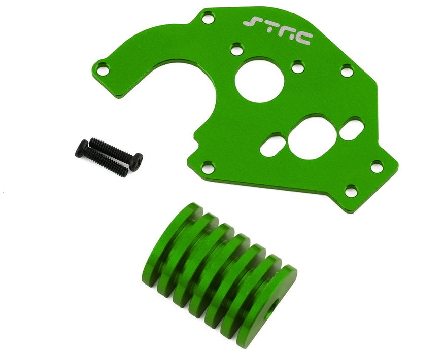 ST Racing Concepts Axial SCX24 Plaque moteur en aluminium avec dissipateur thermique (Vert)