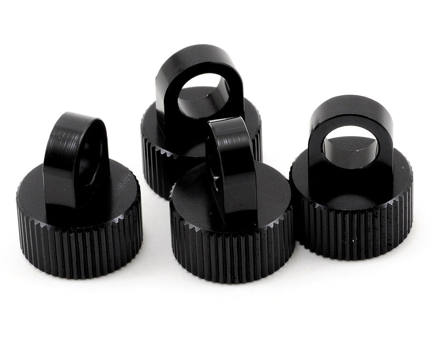 ST Racing Concepts Aluminum Shock Cap Set (Black) (4)