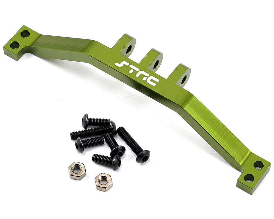 ST Racing Concepts SCX10 Support de montage de maillon supérieur arrière en aluminium (vert)