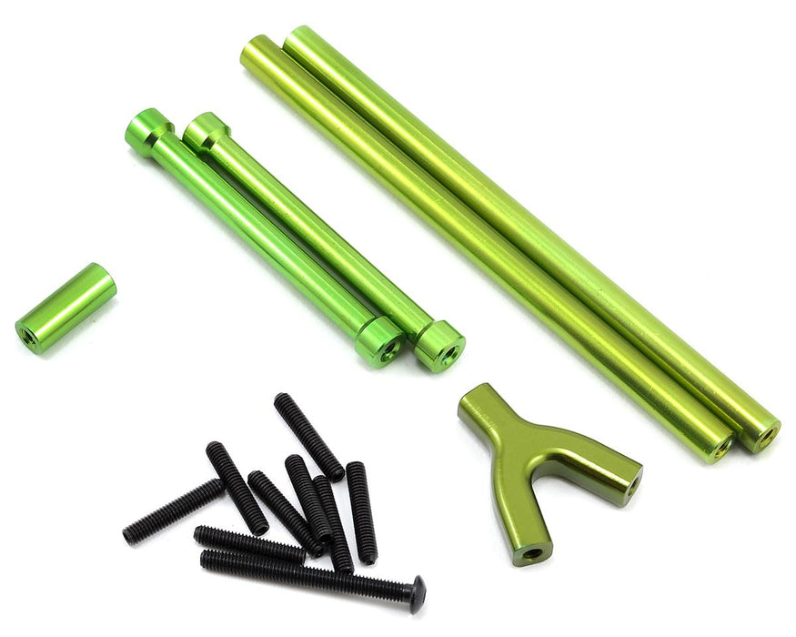 ST Racing Concepts SCX10 Jeu de maillons de suspension supérieurs avant et arrière en aluminium (vert)