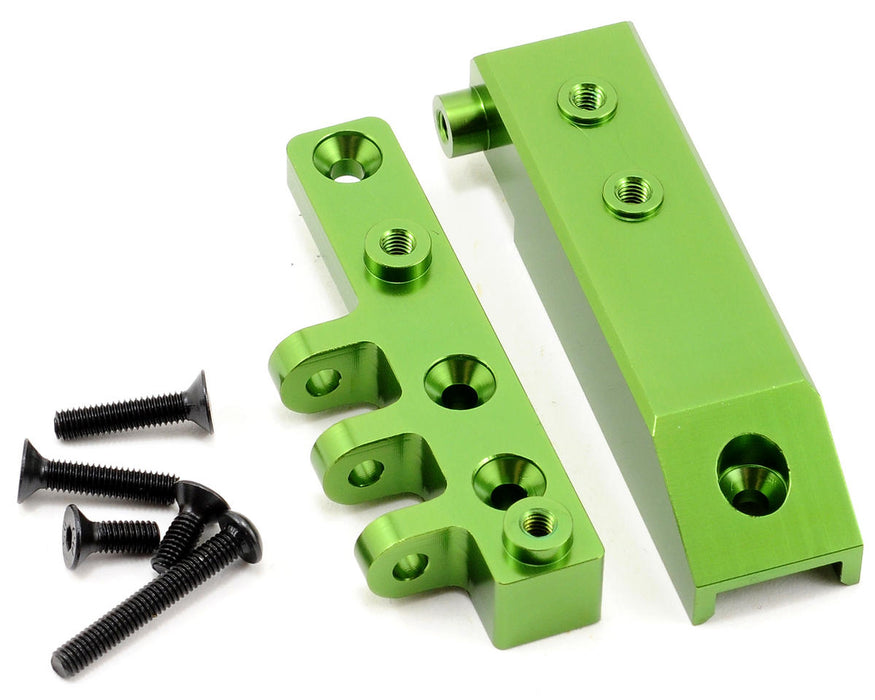 ST Racing Concepts Aluminum HD Front Servo Mount Block (Green)