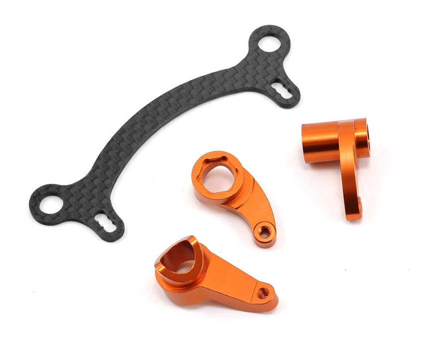 Système de direction Axial EXO en aluminium HD de ST Racing Concepts (orange)