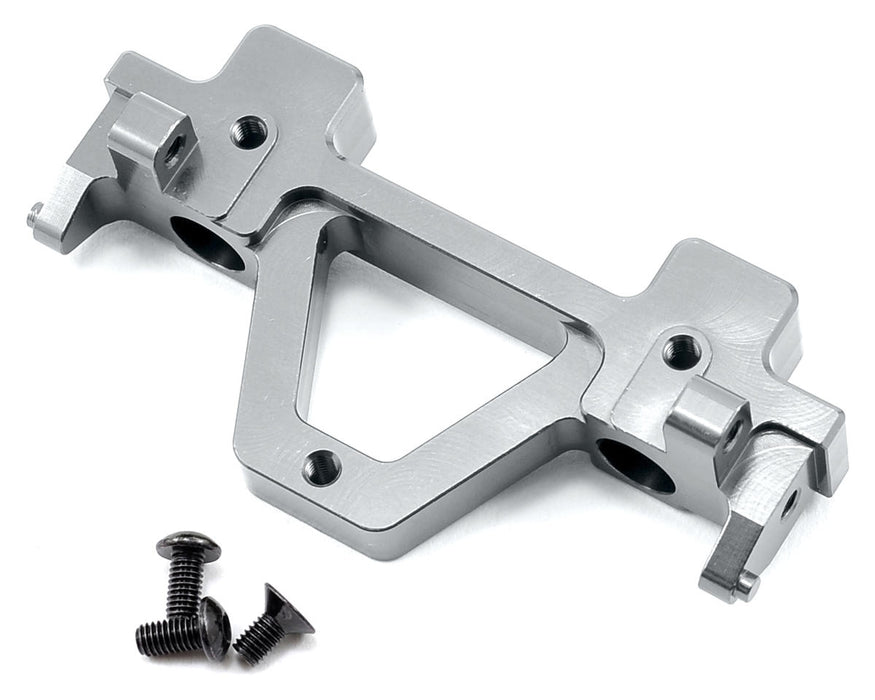 Support de pare-chocs arrière en aluminium ST Racing Concepts SCX10 (argent)