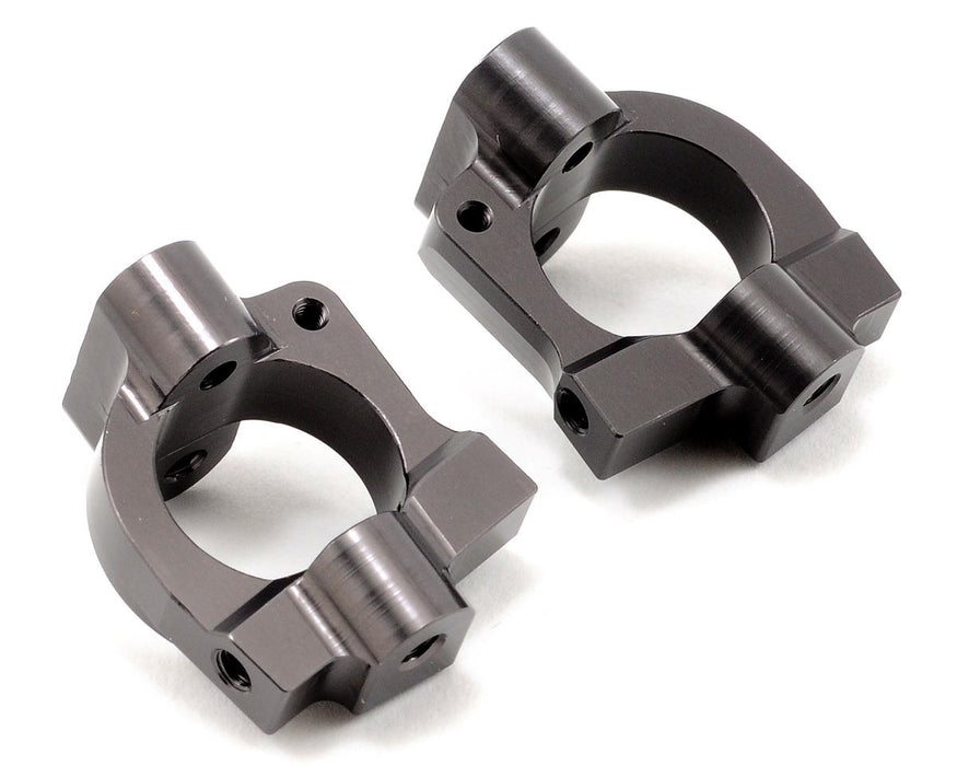 ST Racing Concepts Aluminum HD Caster Block Set (Gun Metal) (2)