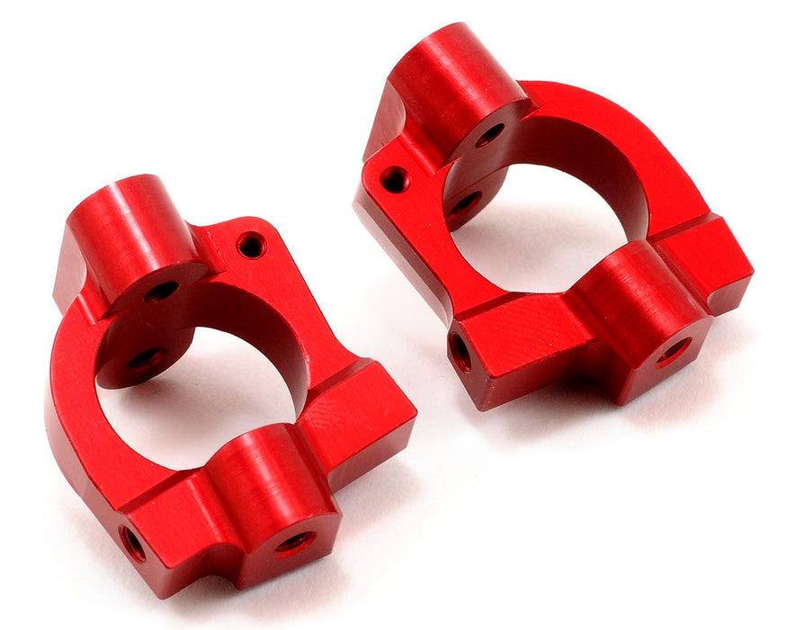 ST Racing Concepts Aluminum HD Caster Block Set (Red) (2)