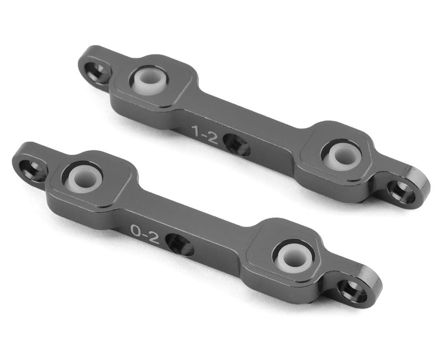 ST Racing Concepts DR10 Jeu de blocs de suspension arrière en aluminium (Gun Metal)