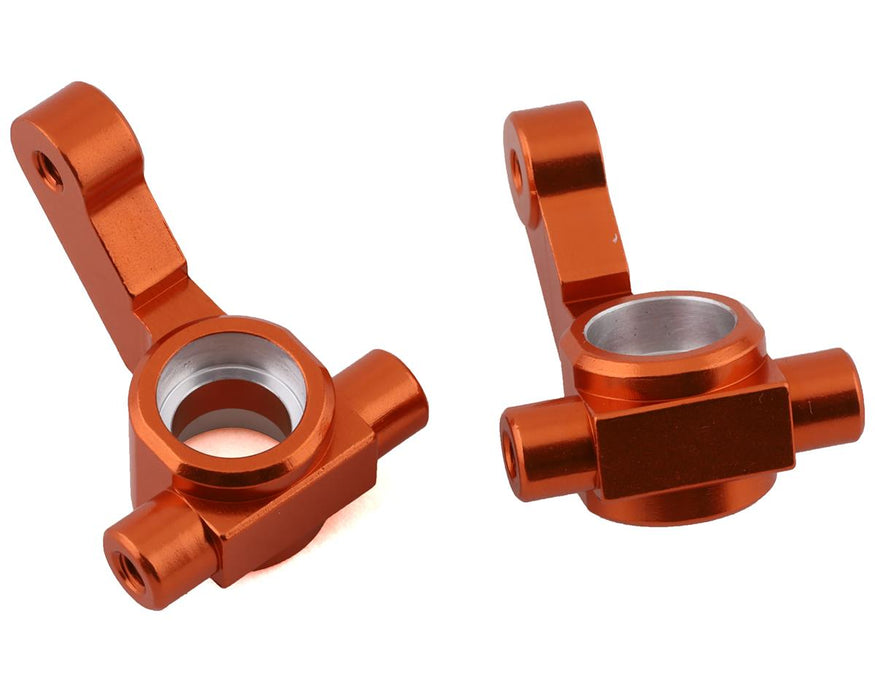 Fusées d'essieu en aluminium ST Racing Concepts DR10 (Orange) (2)