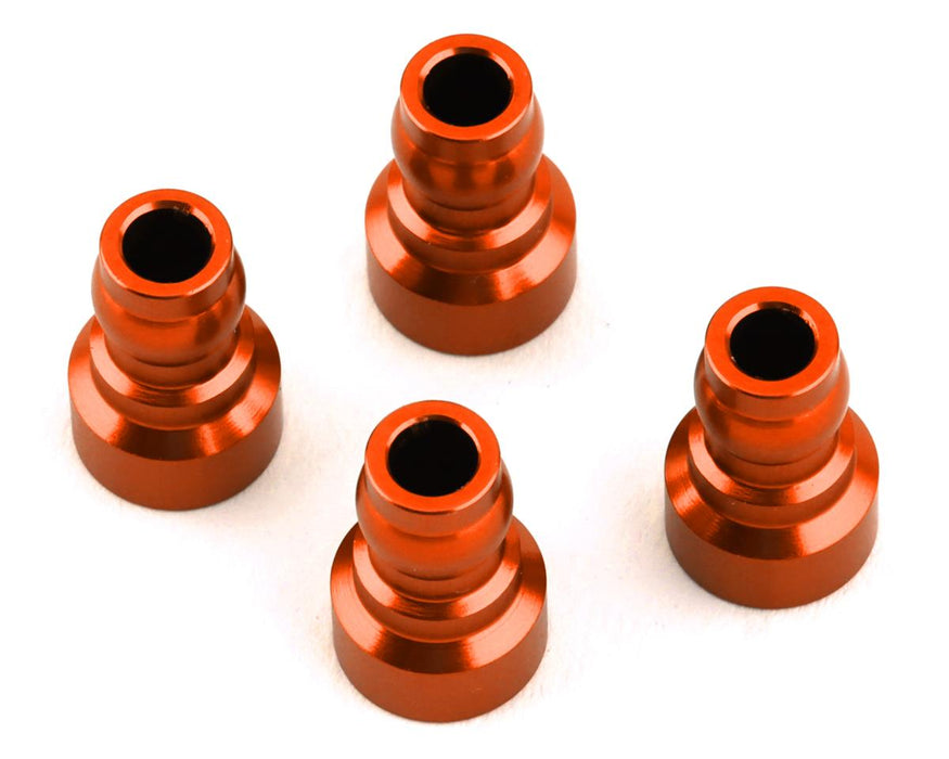 ST Racing Concepts DR10 Aluminum Upper Shock Mount Bushing (4) (Orange)