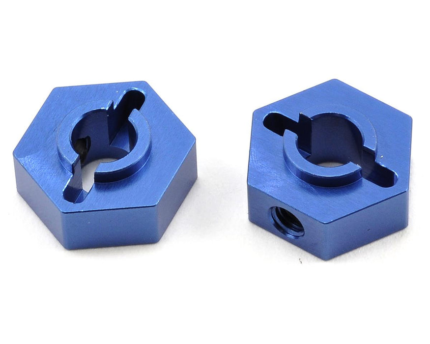 ST Racing Concepts SC10 Aluminum Rear Hex Adapter (2) (Blue)