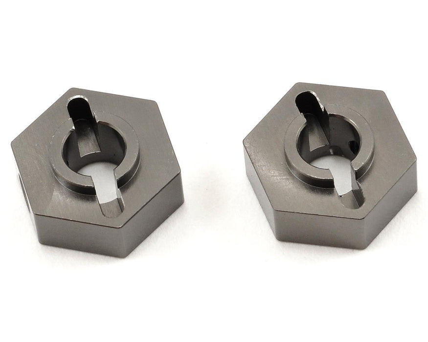 ST Racing Concepts Aluminum Rear Hex Adapter Set (Gun Metal) (2)