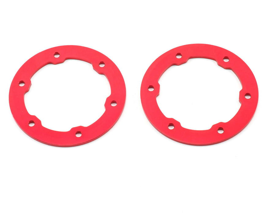 Anneaux Beadlock en aluminium ST Racing Concepts (rouge) (2)