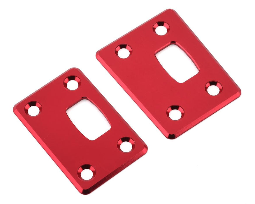 ST Racing Concepts Arrma Outcast 6S Plaques de protection de châssis en aluminium (rouge)