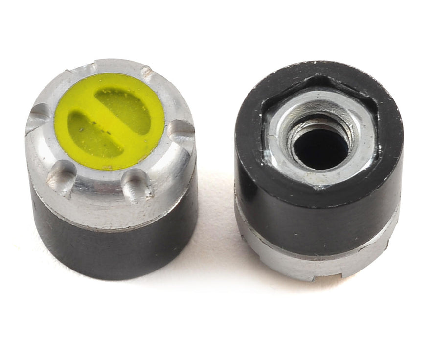 SSD RC Scale Locking Hubs (Yellow) (2)