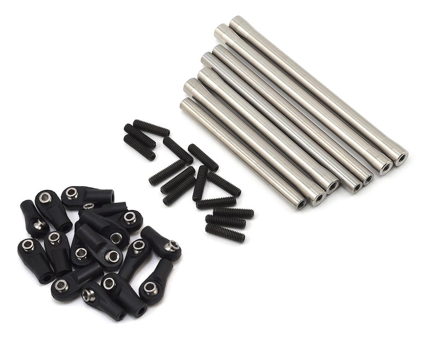 SSD RC SCX10 II HD Steel & Titanium Suspension Link Set