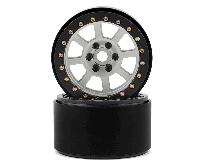 SSD RC 2.2 Wide Assassin Beadlock Wheels (Silver) (2)