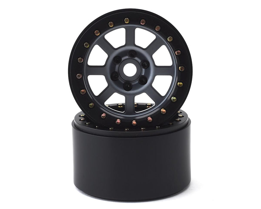 SSD RC 2.2 Wide Assassin Beadlock Wheels (Grey) (2)