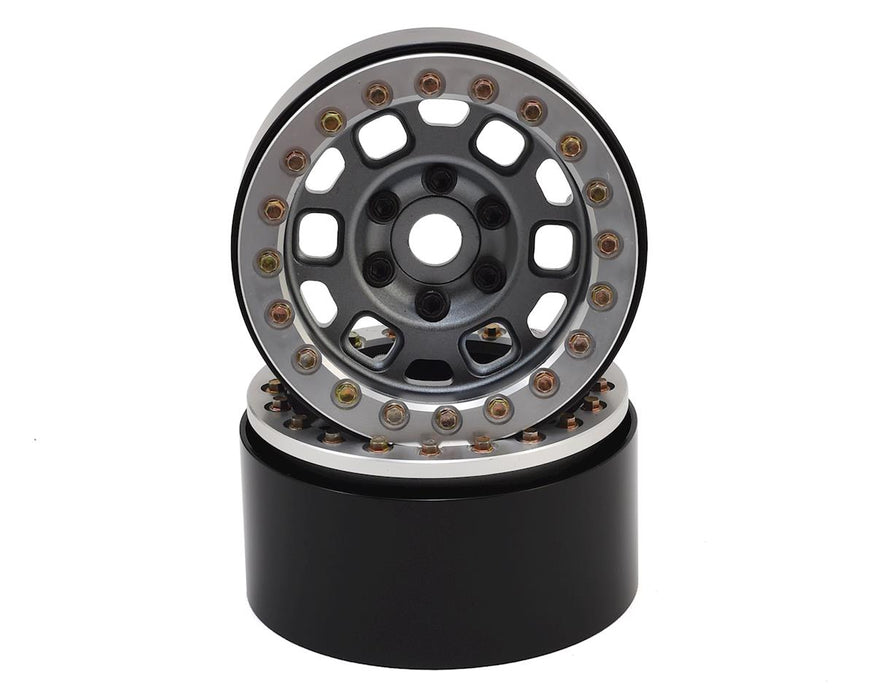 SSD RC 1.9"" Contender Beadlock Wheels (Grey) (2)