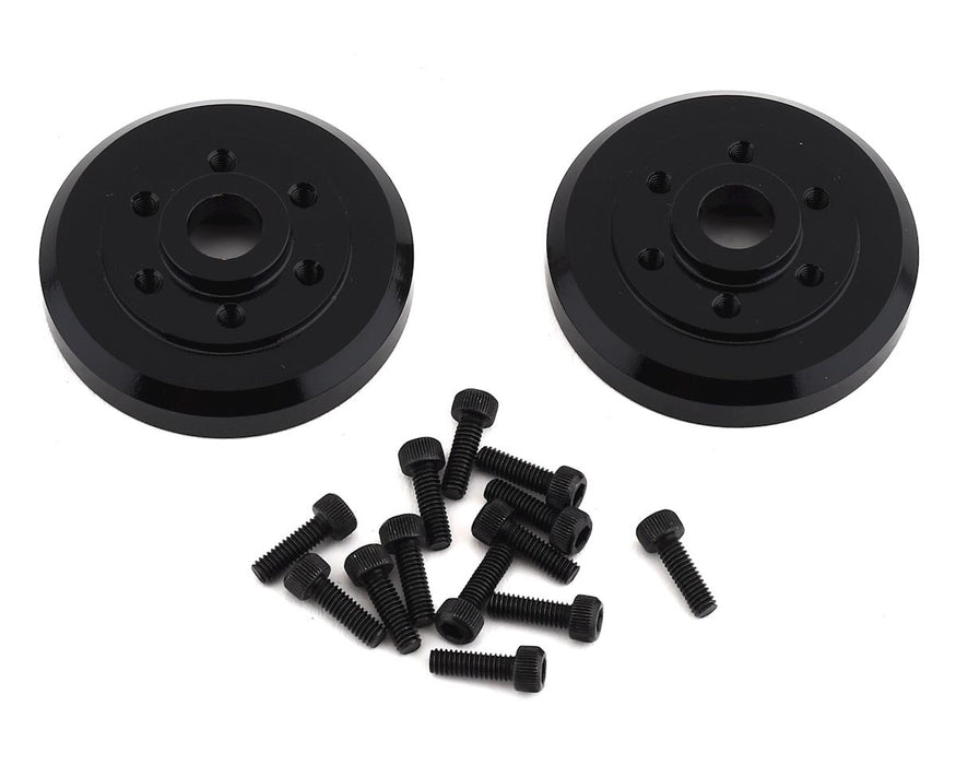 SSD RC Brass Wheel Hubs for Traxxas TRX-4 (Black) (2)