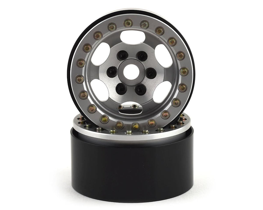 SSD RC 1.9"" Rugged Beadlock Wheels (Silver) (2)