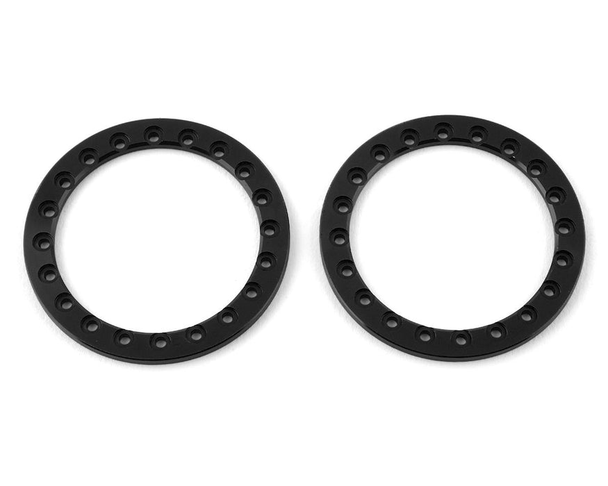 SSD RC 1.9"" Aluminum Beadlock Rings (Black) (2)