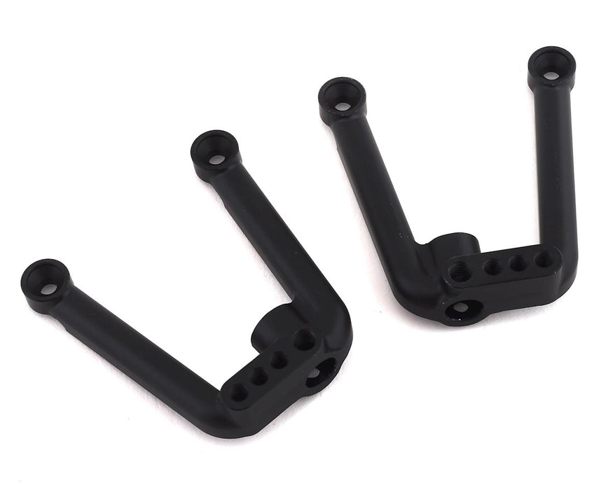 SSD RC SCX10 II Aluminum Rear Shock Hoops (Black)