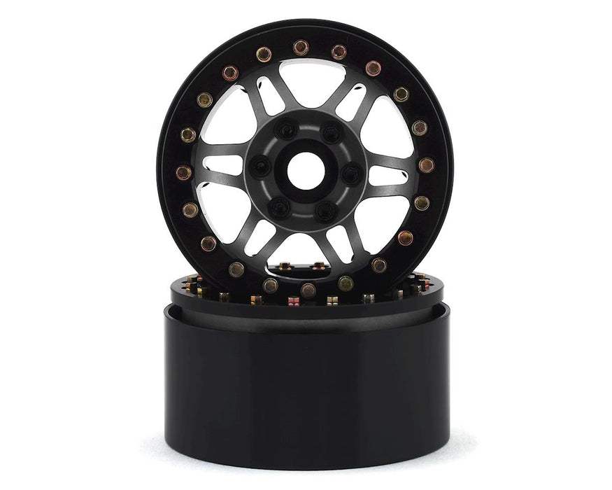 Roues SSD RC 1.9" Prospect Beadlock (Gris) (2)